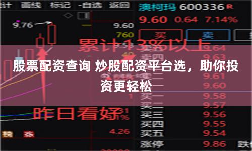 股票配资查询 炒股配资平台选，助你投资更轻松